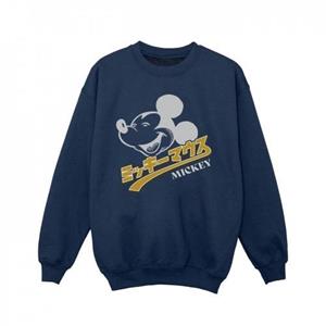 Disney Girls Mickey Mouse Japans sweatshirt 12-13 zwart