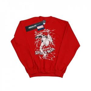 Marvel Spider-Man webcrawler-sweatshirt voor meisjes 12-13 rood