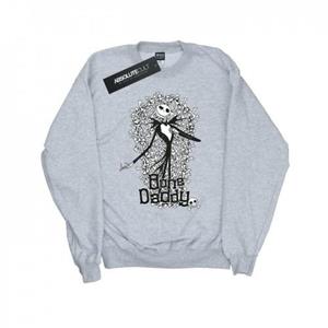 Disney Girls Nightmare Before Christmas Bone Daddy Sweatshirt 12-13 grijs