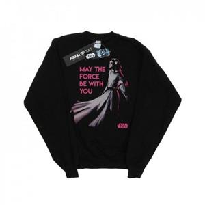 Star Wars Girls Princess Leia Force Sweatshirt 12-13 zwart