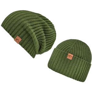 chillouts Beanie Justin Hat met chillouts-logo aan de zoom