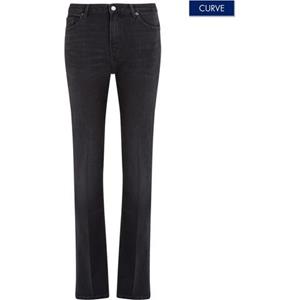 Tommy Hilfiger Curve Bootcut jeans CRV BOOTCUT RW CLER Grote maten in stoned washed look