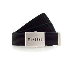 MUSTANG Stoffen riem met gewassen ribband