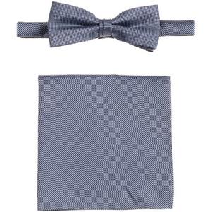 MONTI Vlinderdasje (set, 2-delig) zuivere zijde, vlinderdas met bijpassende pochet