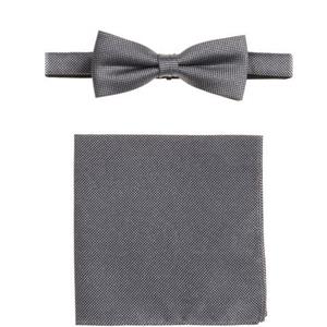 MONTI Vlinderdasje (set, 2-delig) zuivere zijde, vlinderdas met bijpassende pochet (Set van 2)