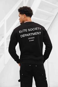24uomo Elite Society Crewneck Zwart