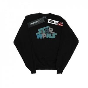 Star Wars Mens Death Star Jumble Logo Sweatshirt M wit