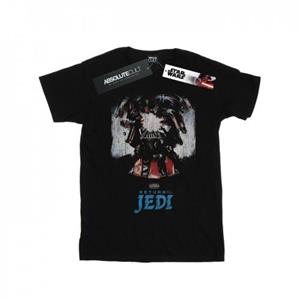 Star Wars Boys Return of the Jedi Vader Shattered T-shirt 12-13 zwart