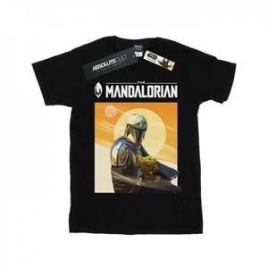 Star Wars Boys The Mandalorian The Child Two Moons T-Shirt 9-11 Years wit