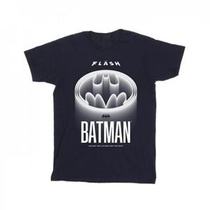 DC Comics Boys The Flash Batman wit logo T-shirt 12-13 zwart