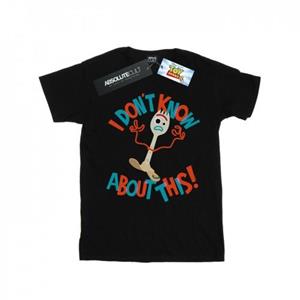 Disney Boys Toy Story 4 Forky Ik weet niets van dit T-shirt 12-13 wit
