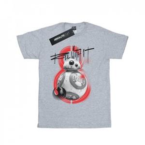 Star Wars Boys The Last Jedi BB-8 Roll With It T-Shirt 7-8 Years wit