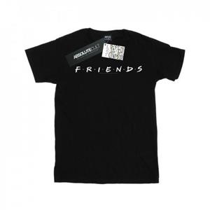 Friends Vrienden jongens tekst logo T-shirt 12-13 wit