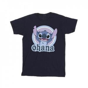 Disney Lilo en Stitch Ohana Circle T-shirt voor jongens 5-6 Years wit