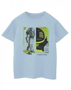 Disney Lightyear Buzz Tech Panel katoenen T-shirt voor meisjes 5-6 Years wit