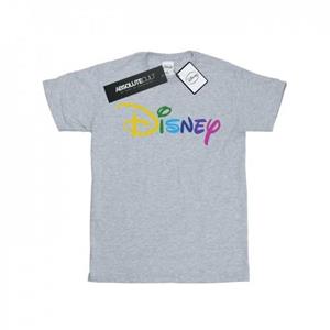 Disney Girls Colour Logo Cotton T-Shirt 9-11 Years wit