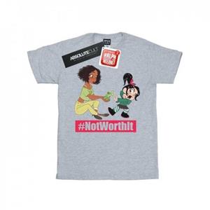 Disney Girls Wreck It Ralph Tiana en Vanellope katoenen T-shirt 9-11 Years wit