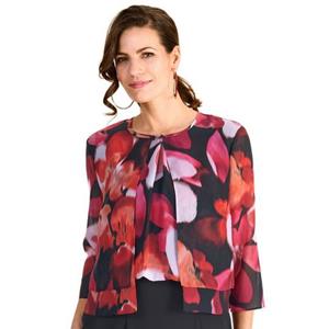 HERMANN LANGE Collection Blouseblazer transparant, met bloemig patroon