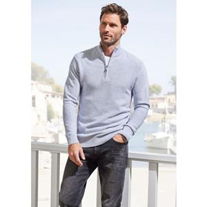 AUTHENTIC LE JOGGER Schipperstrui Pullover met opstaande kraag en rits