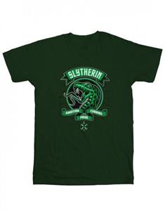 Harry Potter jongens Zwadderich Toon Crest T-shirt 7-8 Years wit