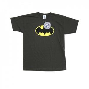 DC Comics jongens Batman-logo T-shirt 12-13 zwart