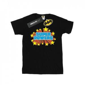 DC Comics jongens Super Powers-logo T-shirt 12-13 wit