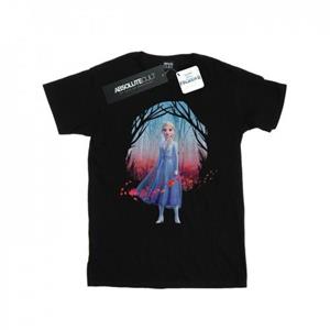 Disney jongens Frozen 2 Elsa Vind de weg T-shirt 9-11 Years wit