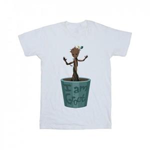 Marvel Boys Guardians Of The Galaxy Groot bloempot T-shirt 9-11 Years wit