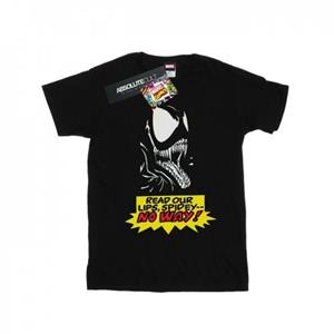 Marvel Boys Venom T-shirt op geen enkele manier 12-13 zwart