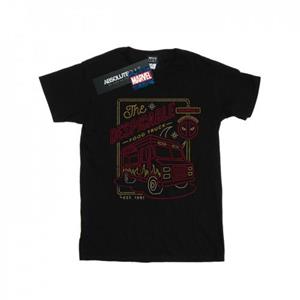 Marvel Boys Deadpool het verachtelijke Food Truck T-shirt 12-13 zwart