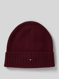 Tommy Hilfiger Knitted Muts Bordeaux -
