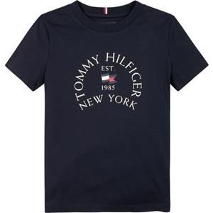 Tommy Hilfiger T-shirt NAUTICAL ARCH PRINTED REG TEE SS Baby tot 2 jaar, met groot Tommy-logo