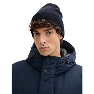 Tom Tailor Denim Beanie met geborduurd logo