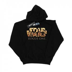 Star Wars Rogue One Logo Scene-hoodie voor heren L zwart