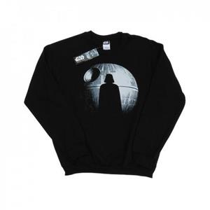 Star Wars heren Rogue One Death Star Vader silhouet sweatshirt L zwart