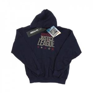 DC Comics Justice League Movie United We Stand-hoodie voor heren XL marineblauwe kleur