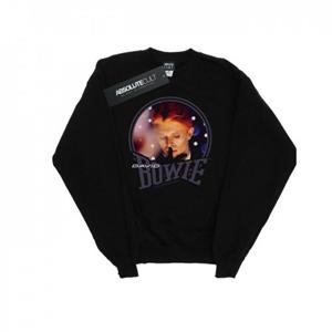 David Bowie herensweater met stille lichten L zwart