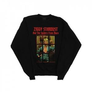 David Bowie Heren Ziggy Stardust Spider-sweatshirt L zwart