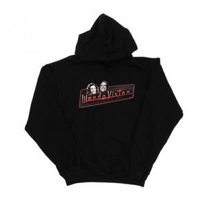 Marvel Heren WandaVision glimlacht hoodie M wit