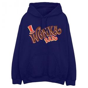 Pertemba FR - Apparel Willy Wonka Heren Bar-logo hoodie L marineblauwe kleur