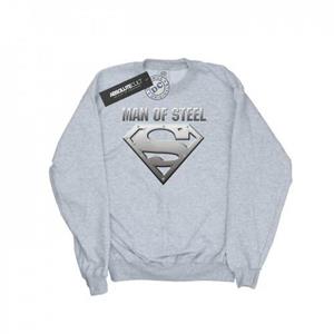 DC Comics Superman Man of Steel Shield-sweatshirt voor heren XL grijs