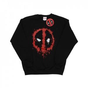 Marvel Deadpool Splat Face-sweatshirt voor heren L zwart