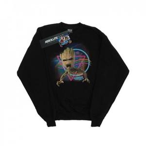 Marvel Heren Guardians of the Galaxy Neon Groot Sweatshirt L zwart