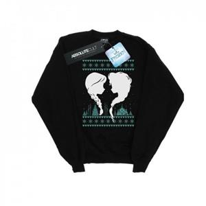 Disney Heren Frozen Christmas Sisters Sweatshirt L zwart
