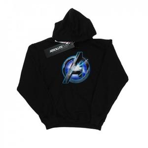 Marvel Heren Avengers Endgame Gloeiende Logo Hoodie L zwart