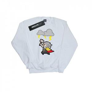 Marvel Heren Kawaii Thor God Of Thunder Sweatshirt S wit