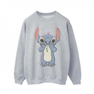 Disney Lilo en Stitch herensweater met grote print M wit
