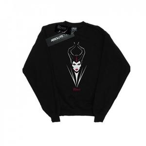 Disney heren Maleficent Meesteres van het kwade gezicht Sweatshirt L zwart