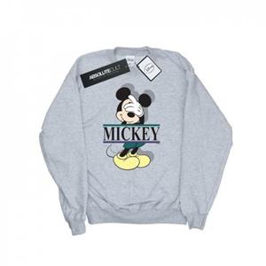 Disney Heren Mickey Mouse Letters Sweatshirt L wit