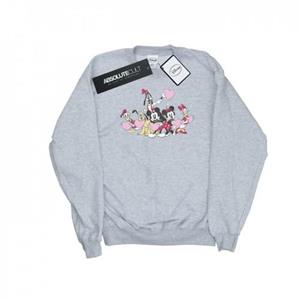 Disney Heren Mickey Mouse Love Friends Sweatshirt L wit